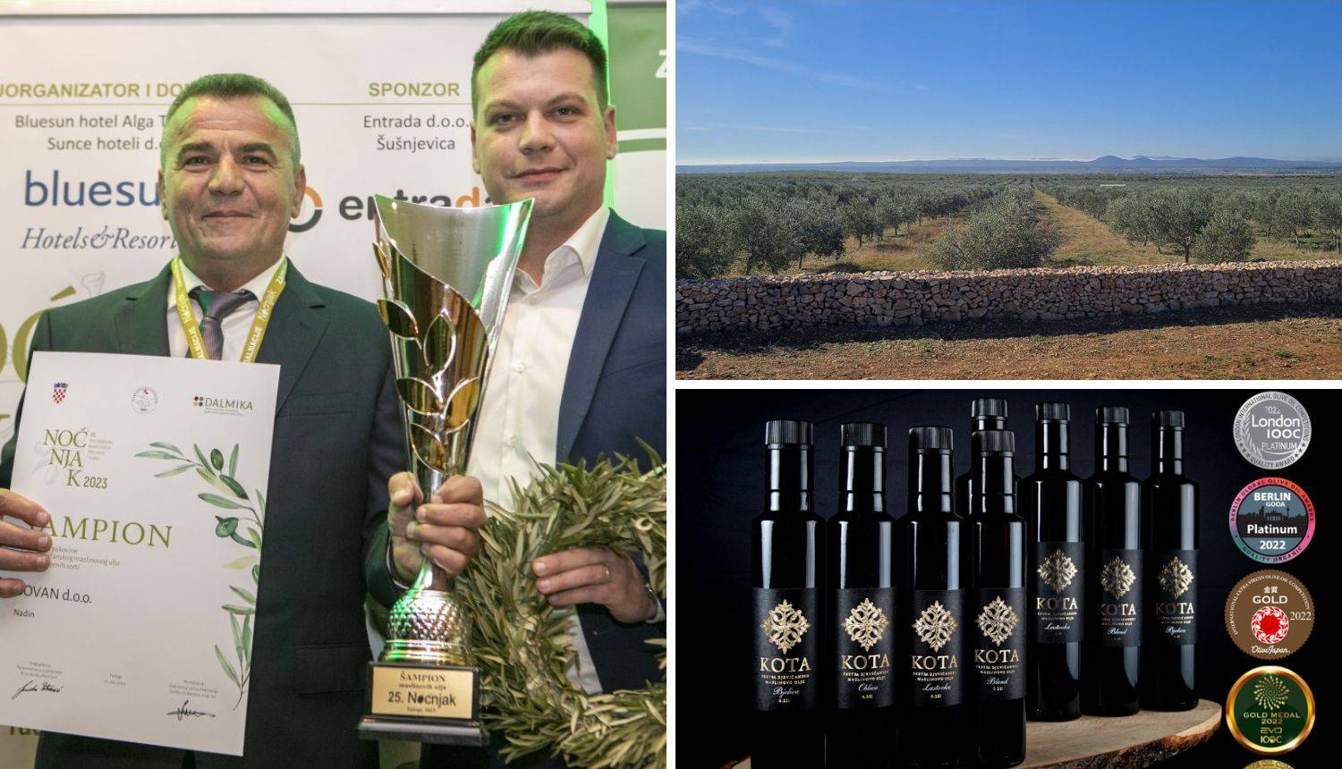 Maslinovo ulje iz Nadina 'bere' svjetske nagrade: 'Željeli smo se vratiti korijenima i tradiciji'