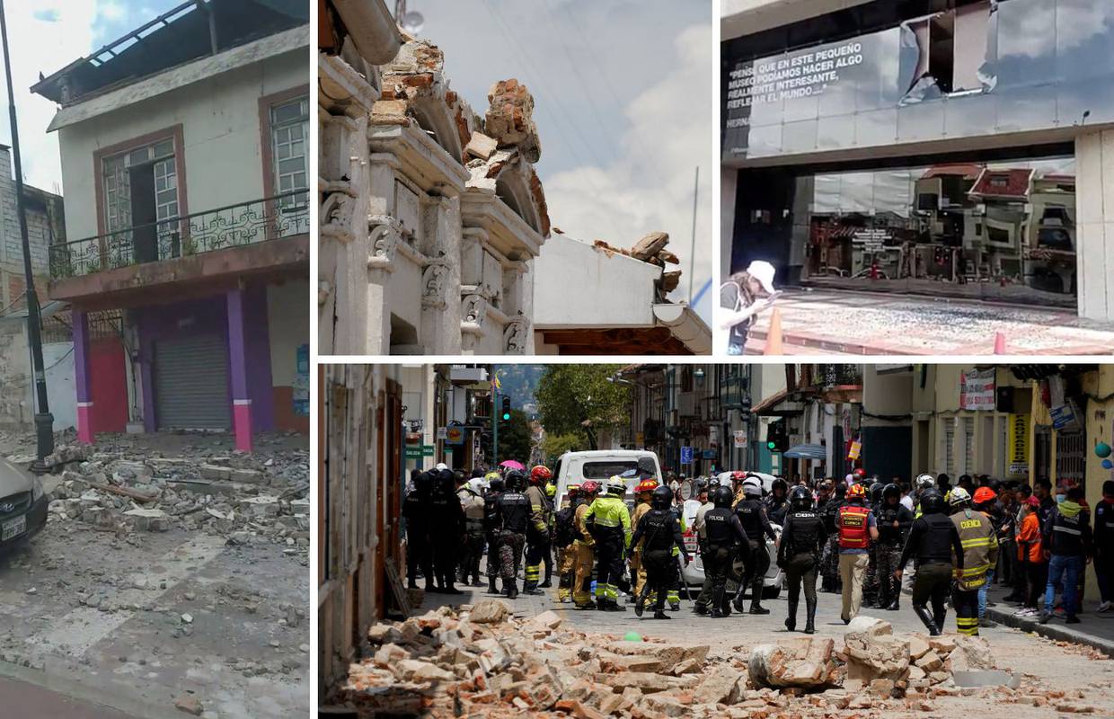 VIDEO Strašni razmjeri potresa u Ekvadoru: Sve više mrtvih, ljudi zarobljeni pod ruševinama