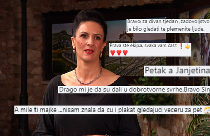 Gledatelji oduševljeni sinjskim tjednom u 'Večeri': Rasplakali ste me, vi ste ekipa za primjer