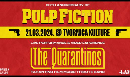 Pulp Fiction slavi 30. rođendan u Tvornici Kulture