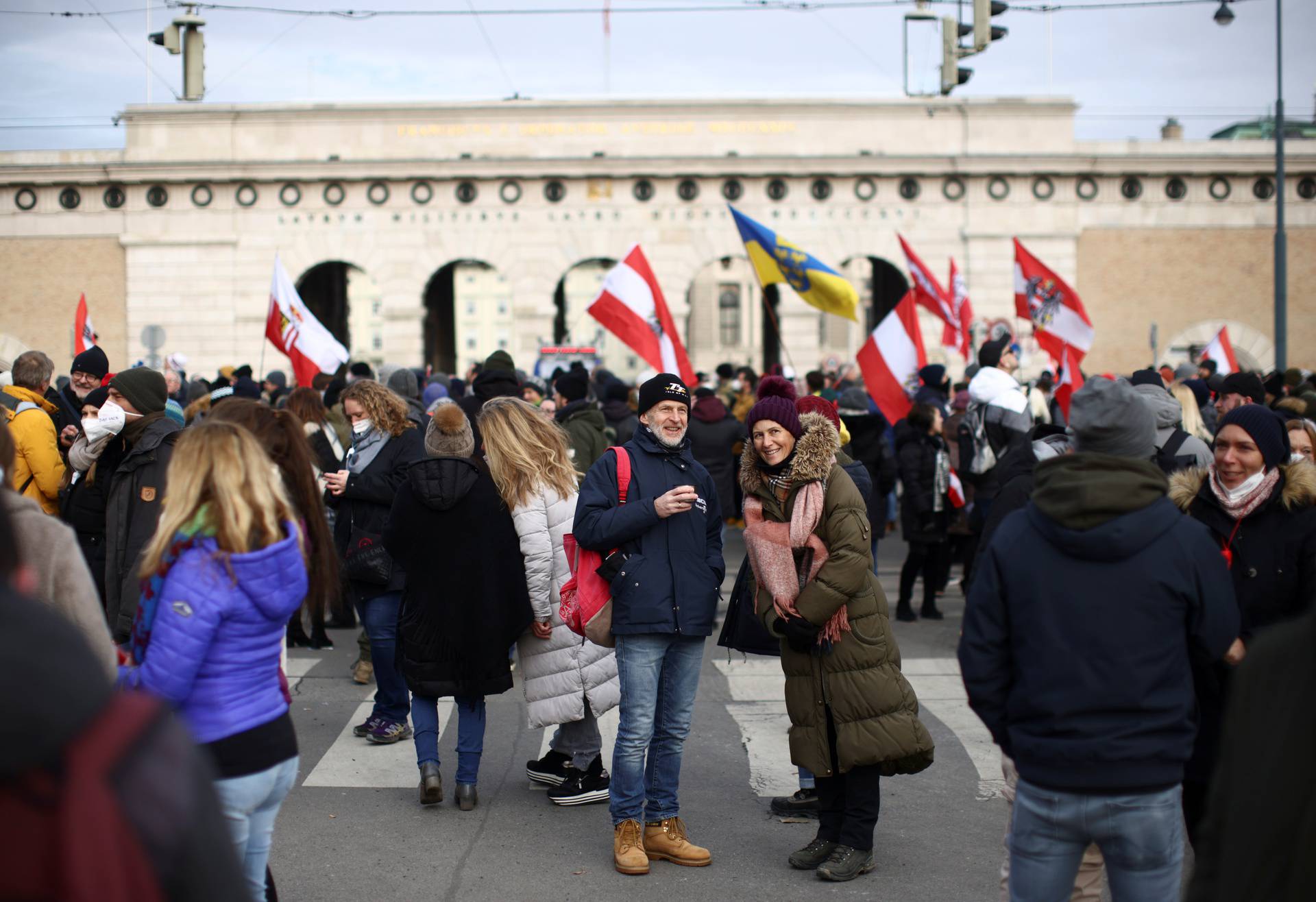 Demonstration against COVID-19 measures in Vienna