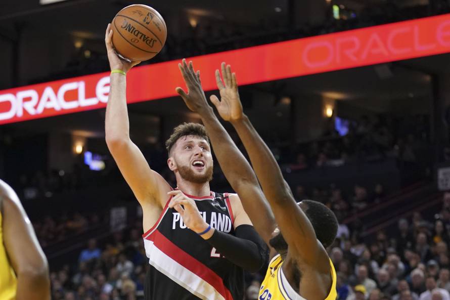 NBA: Portland Trail Blazers at Golden State Warriors