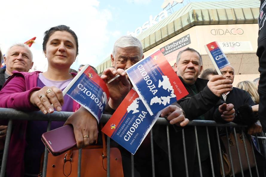 U Banja Luci održan narodni skup pod nazivom "Sloboda"
