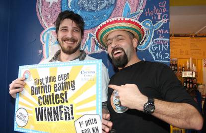 Poznati glumci zabavljali se na prvom burrito eating contestu