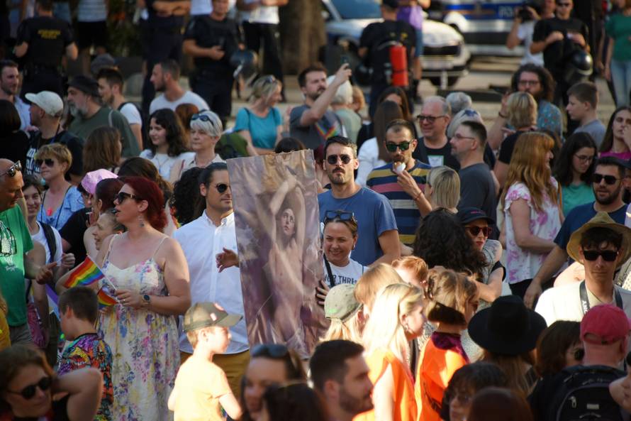 22.06.2024., Pula: Prvi pulski Pride prosao u miru i toleranciji.