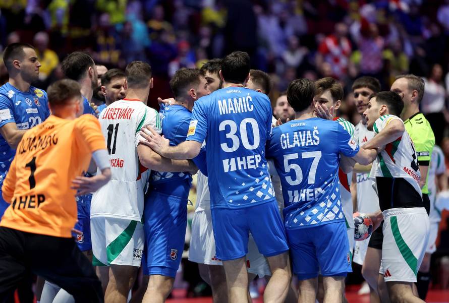 Malmo: Nakon pobjede došlo je do naguravanja rukometaša Hrvatske i Mađarske
