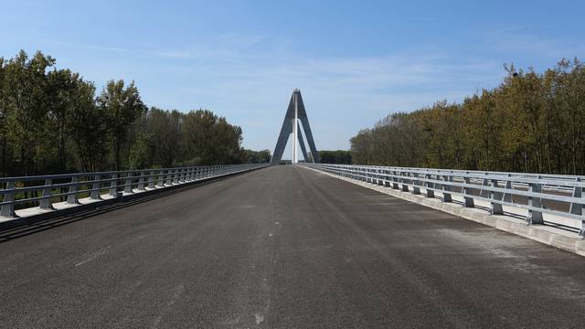Petrijevci: Nedovršeni most na rijeci Dravi