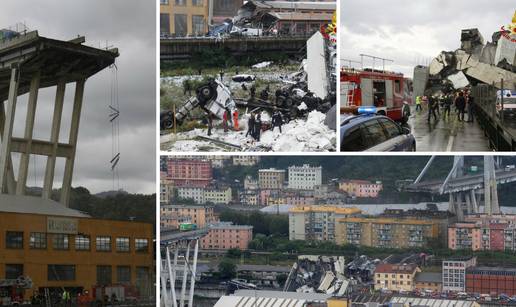 Uklanjaju urušeni vijadukt kod Genove: Poginulo je 43 ljudi...