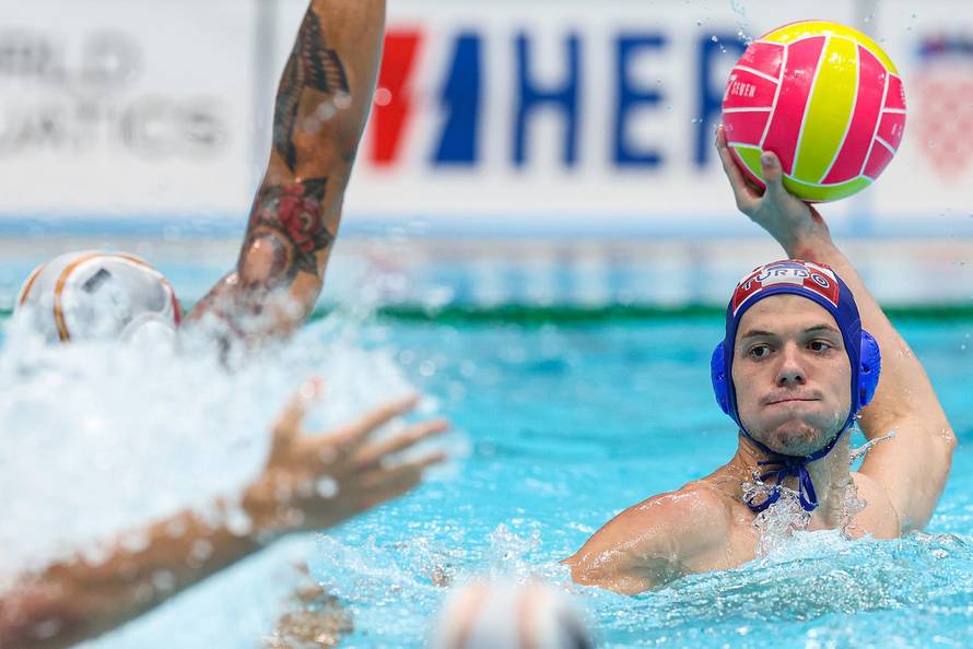 Zagreb: Svjetsko prvenstvo u vaterpolu U20, polufinale, Hrvatska - Španjolska