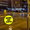 Pukla cijev u Zagrebu: Ulice pod vodom, poplavio i podrum. Vozi se usporeno, jednom trakom