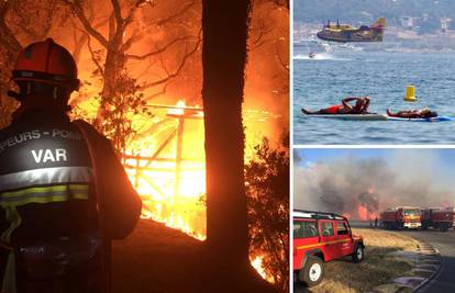 Imali samo par minuta: Tisuće se  spasile od požara koji guta šume kod francuske rivijere