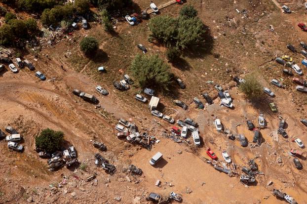 Aftermath of floods near Valencia