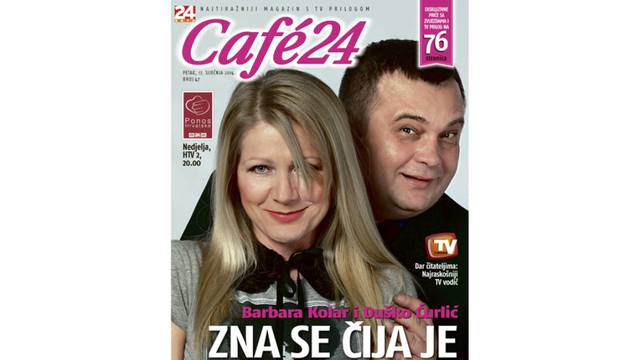 Barbara Kolar i Duško Ćurlić otvoreno u novom  broju Cafe24