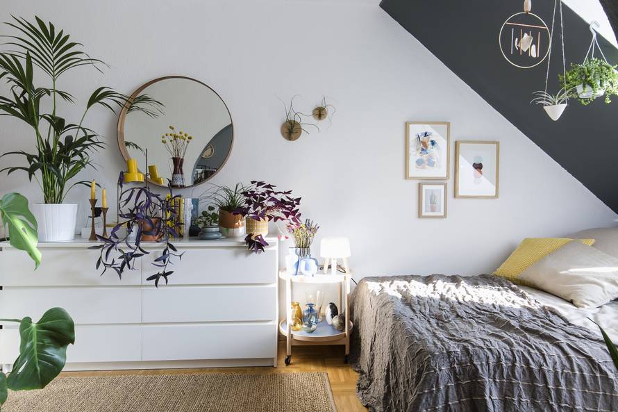 Zeleni ukrasi: Idealan dekor za spavaću sobu je rajska palma