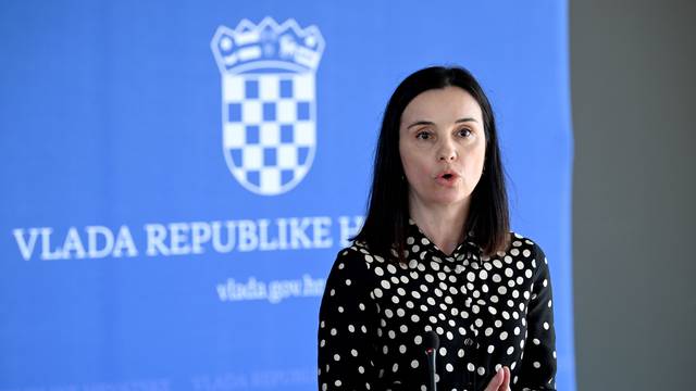 Zagreb: Marija Vučković obratila se medijima nakon sjednice Vlade