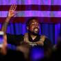 FILE PHOTO: Rapper Kanye West holds his first rally in support of his presidential bid in North Charleston