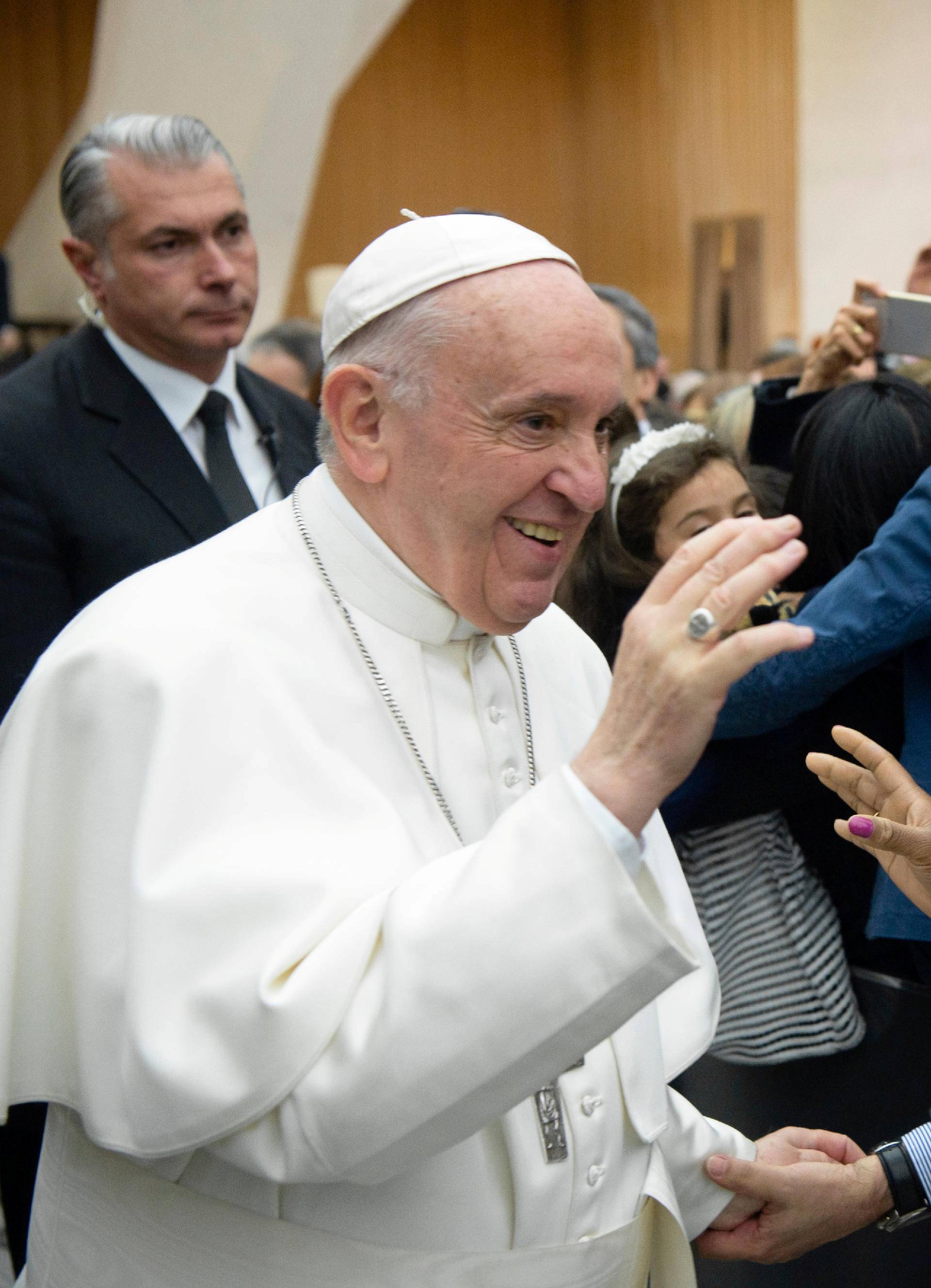 Pope Francis receives the magistrates of the Court of Auditors at the Vatican