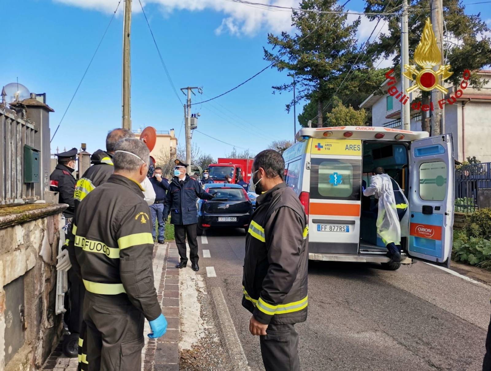 Accident in a care home in Lanuvio