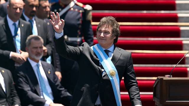 Argentina's President Milei's swearing-in ceremony, in Buenos Aires