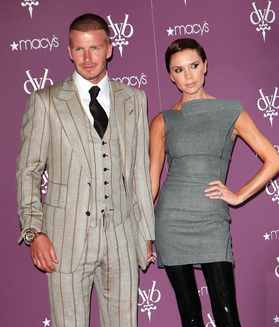 David and Victoria launch Beckham Signature Perfume - New York