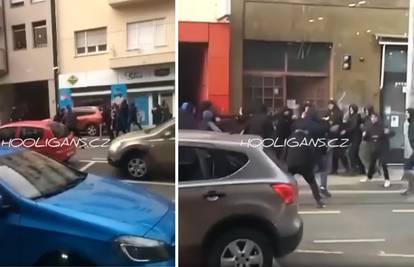 VIDEO Boysi i Torcida potukli se usred Zagreba, a onda je netko povikao 'Ide murja!'. Nestali su