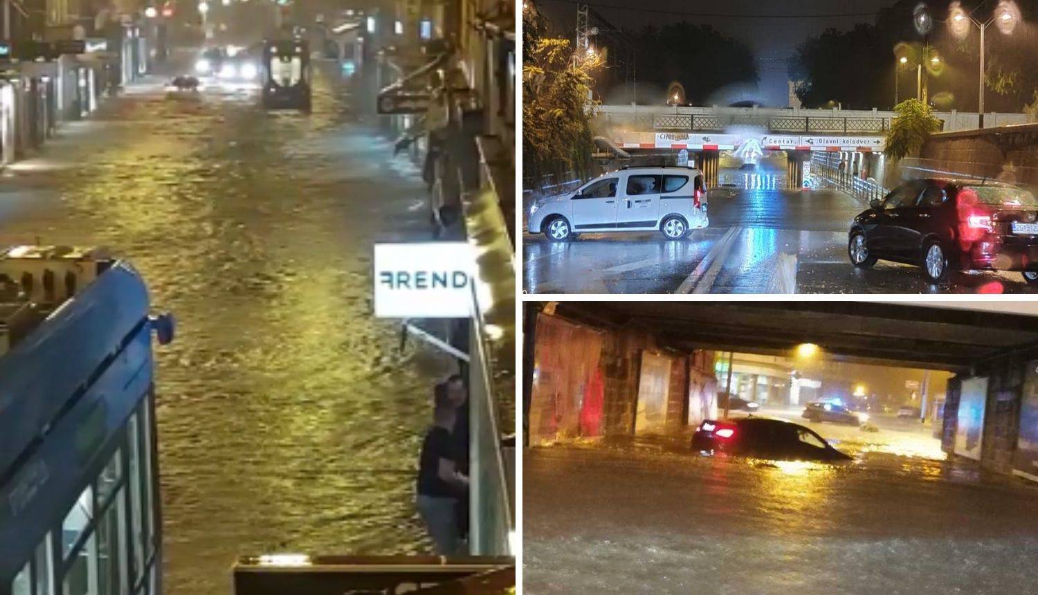 Kaos: Potop paralizirao  Zagreb!