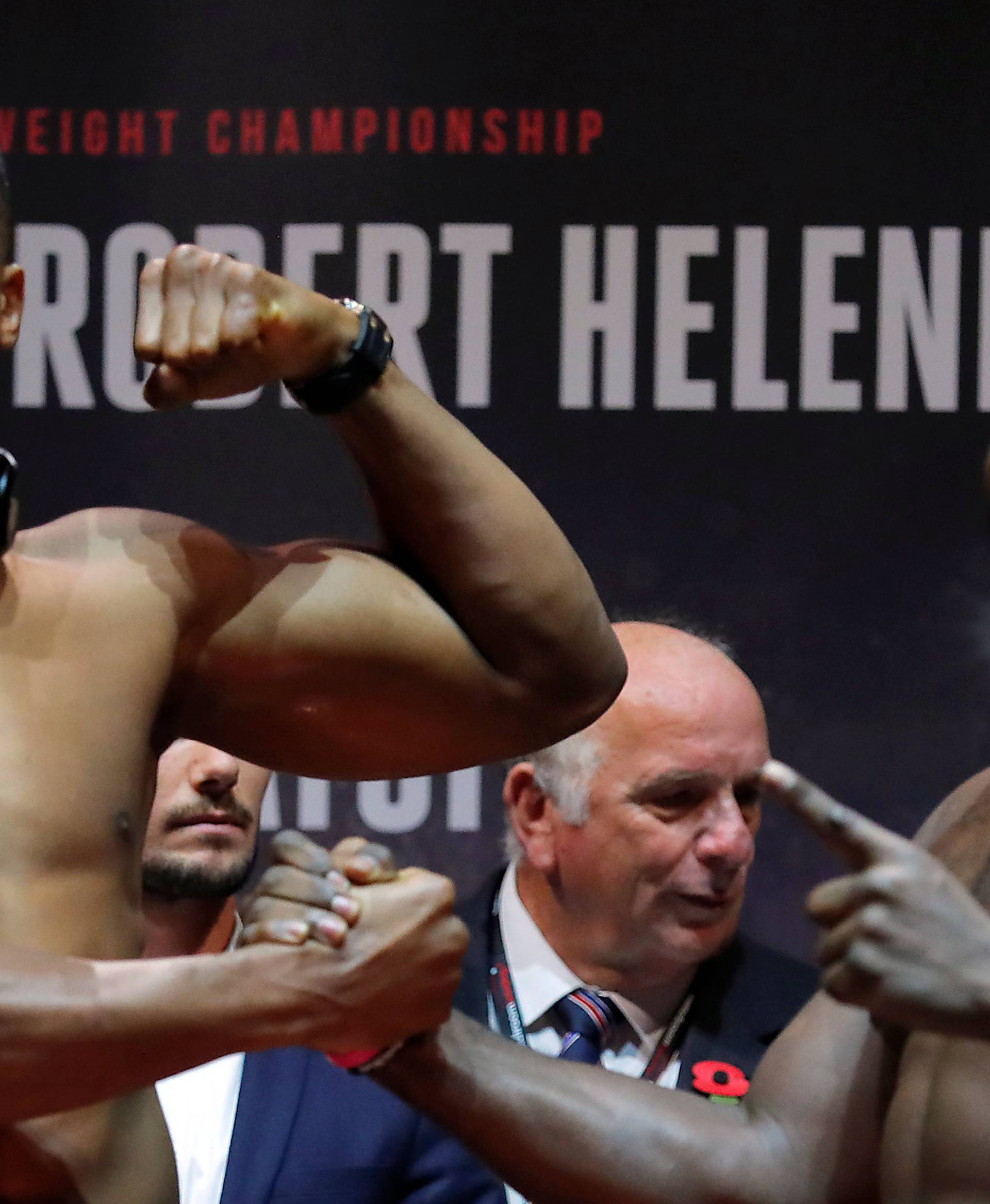 Anthony Joshua & Carlos Takam Weigh-In