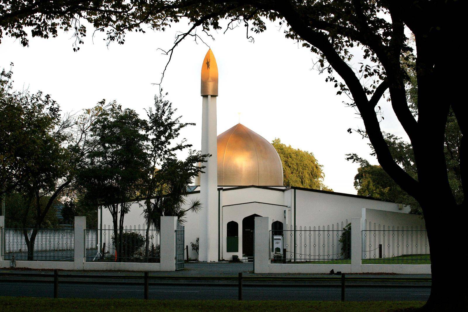 A view of the Al Noor Mosque on Deans Avenue in Christchurch