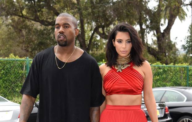 Kanye West and Kim Kardashian File Photo