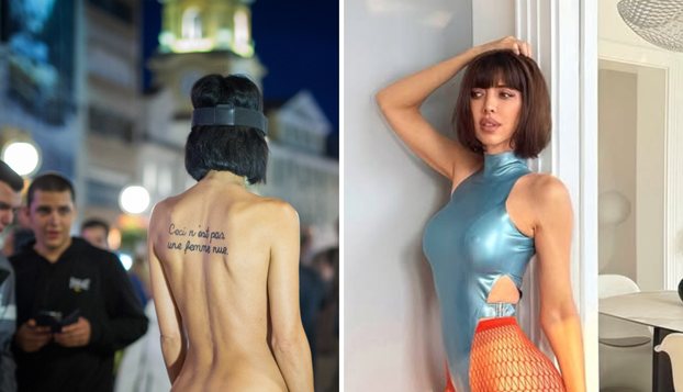 FOTO Umjetnica šetala Korzom potpuno gola i šokirala građane
