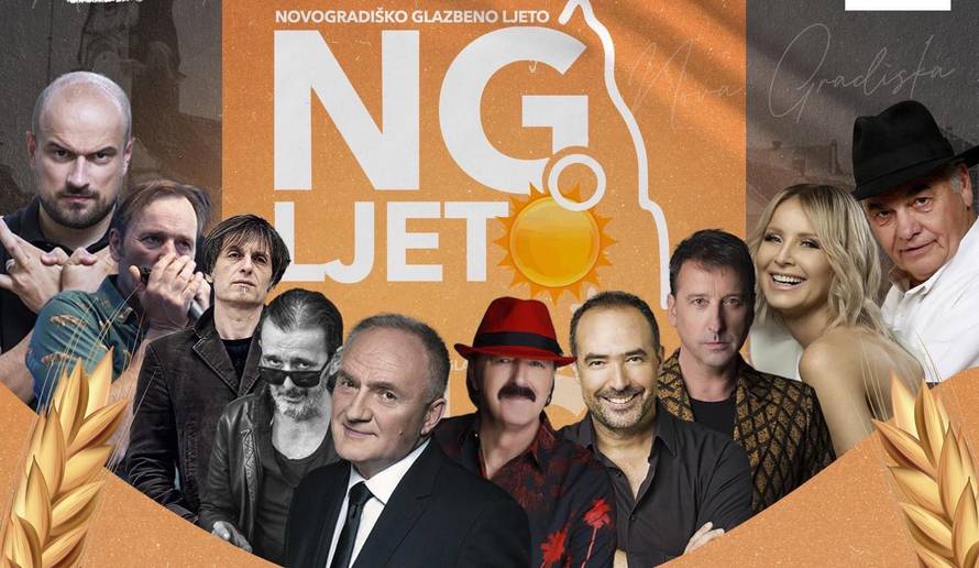 Zečić, Halid Bešlić, Džinović: Evo tko sve stiže na Novogradiško glazbeno ljeto u kolovozu...