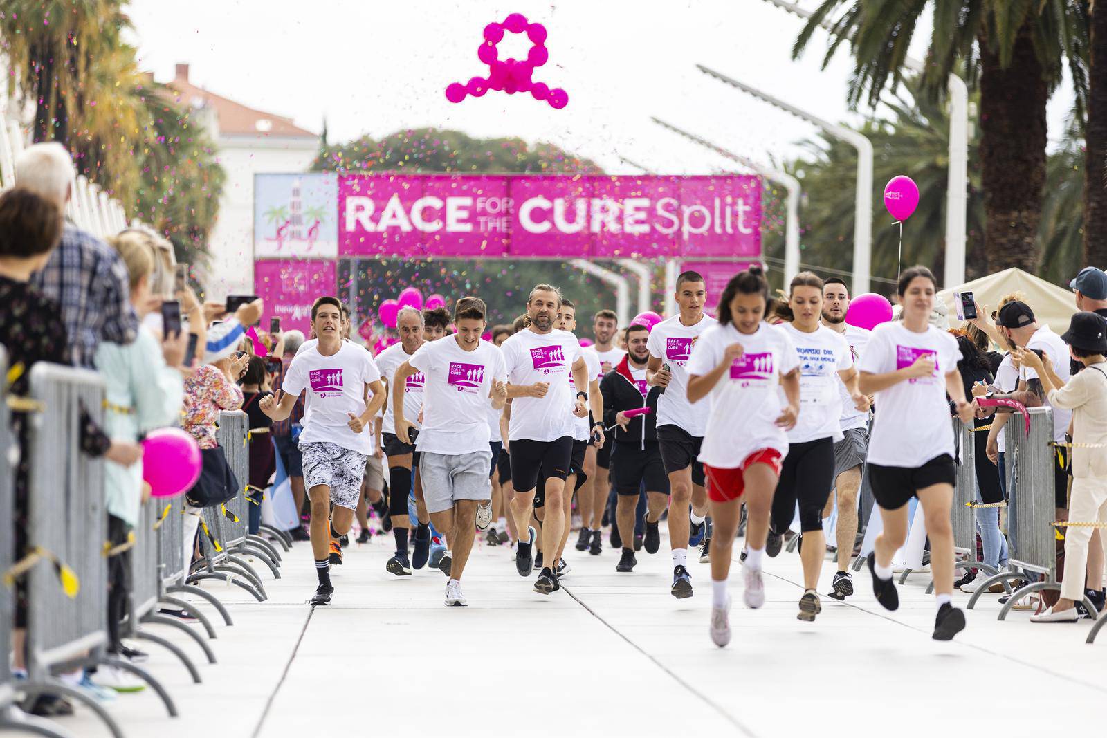 Na splitskoj rivi startala utrka 'Race for the Cure'