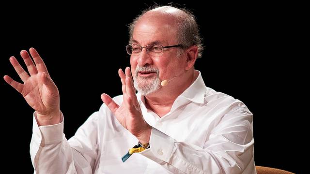 FILE PHOTO: The writer Salman Rushdie interviewed during Heartland Festival in Kvaerndrup