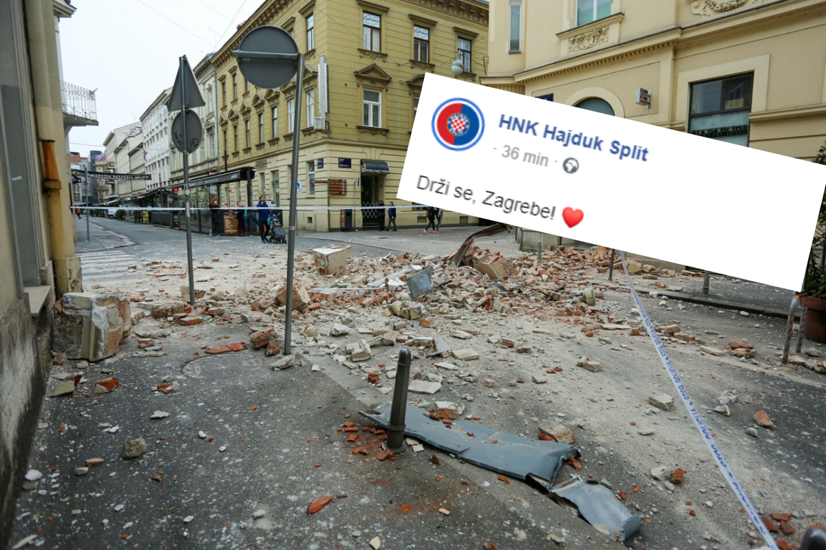 Rivalstvo je nebitno, Hajduk poručio: 'Drži se, Zagrebe...'