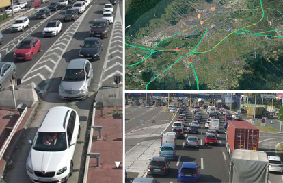 FOTO Kilometarska kolona na autocesti: Gužva na Lučkom, zastoj na A2, radovi na A3...