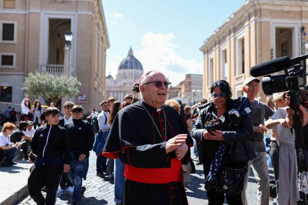Pope Francis lies in state in St. Peter's Basilica at the Vatican