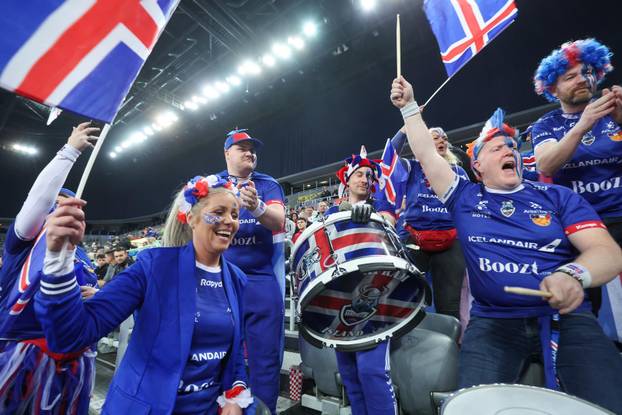 Zagreb: Atmosfera prije utakmice - IHF Svjetsko rukometno prvenstvo 2025., skupina G, 3. kolo, Slovenija - Island