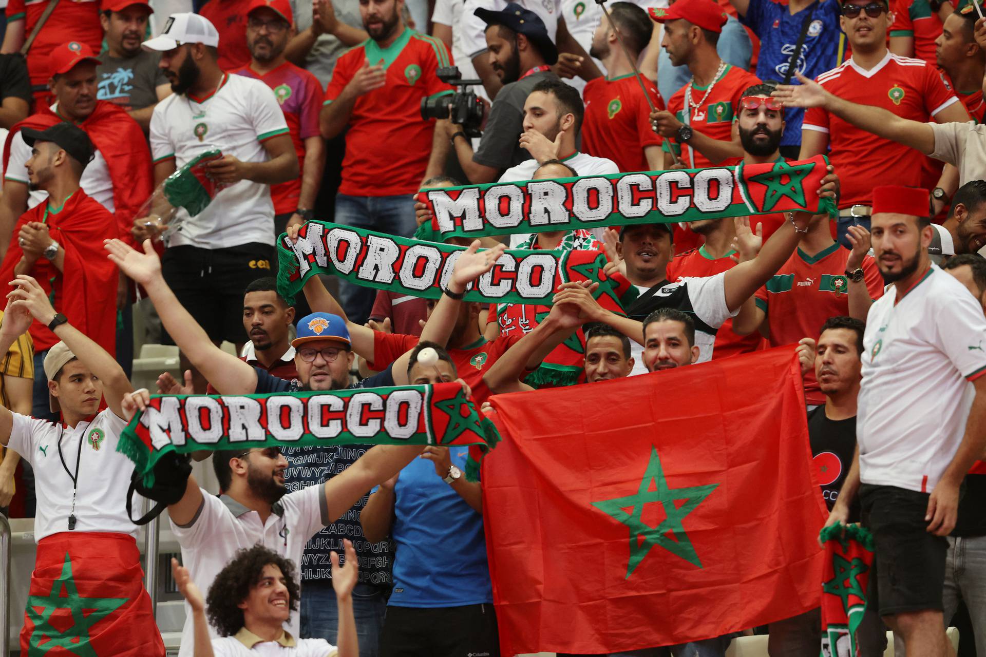 FIFA World Cup Qatar 2022 - Arab fans practice their chanting and singing at special sessions