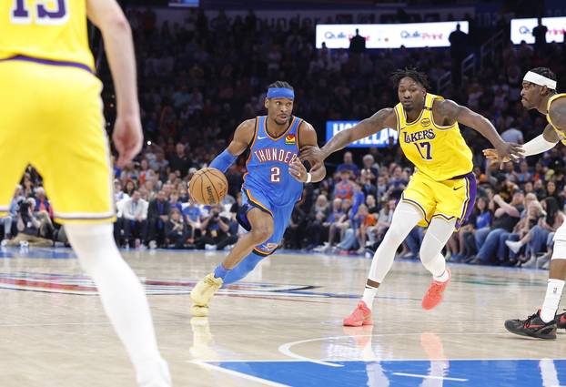 NBA: Los Angeles Lakers at Oklahoma City Thunder