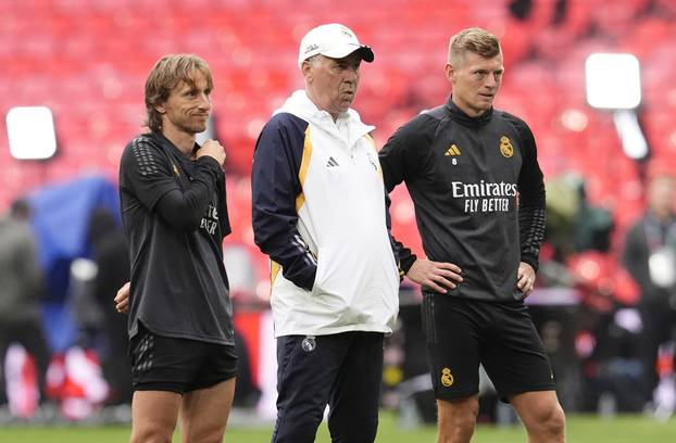 Real Madrid Training Session - Wembley - Friday 31st May