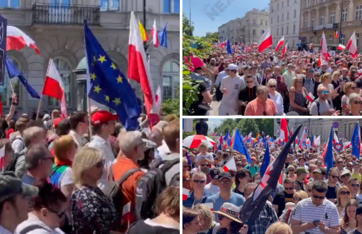 Pola milijuna Poljaka na ulicama Varšave: Prosvjeduju protiv vlasti i traže promjene