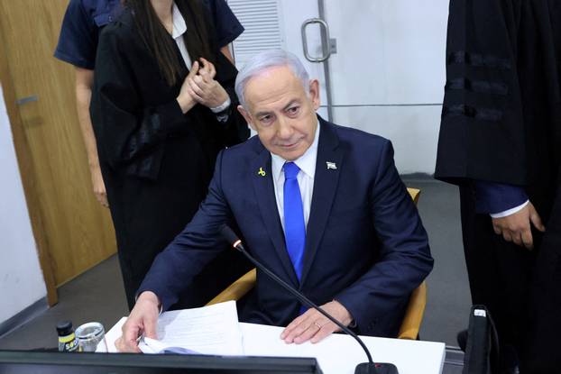 FILE PHOTO: Israeli Prime Minister Netanyahu testifies in corruption trial