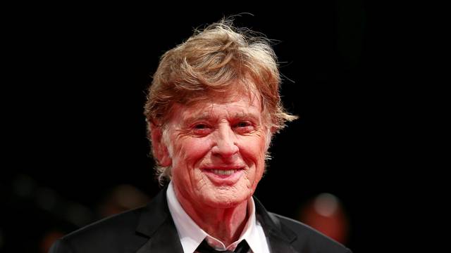 FILE PHOTO: Actor Redford poses during a red carpet to receive a Golden Lion award for lifetime achievement at the 74th Venice Film Festival in Venice