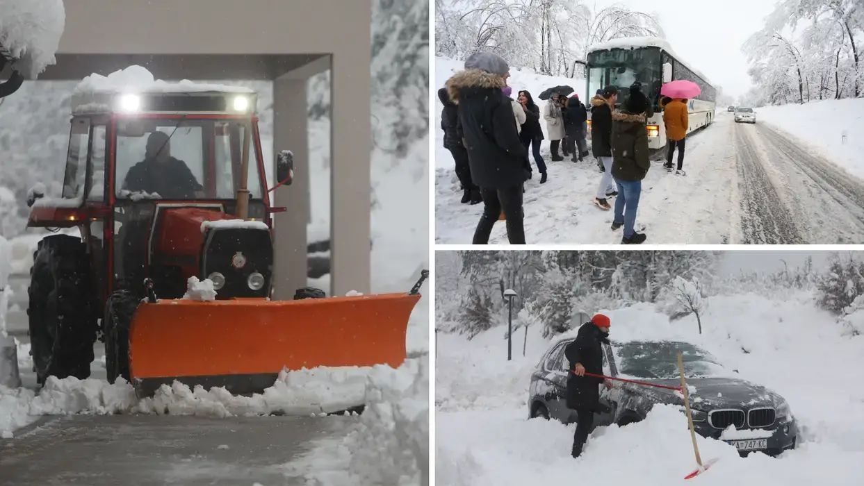 Prije godinu dana bio je kolaps: Snijeg padao na Braču, sudario se vlak kod Delnica, žičara stala