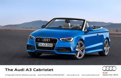 Audi otkrio i novi A3 u kabrio verziji za sajam u Frankfurtu