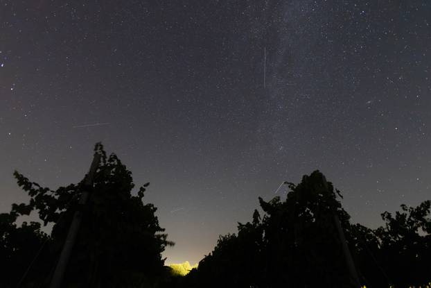 Kiša meteora iznad Baranjskih vinograda
