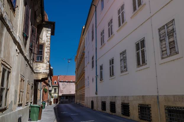 Zagreb: Prazne ulice Gornjeg Grada