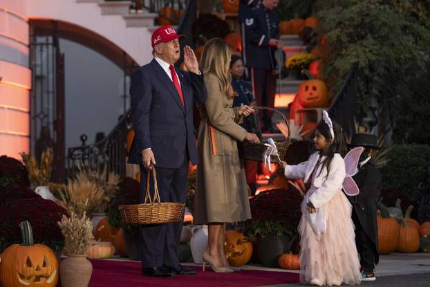 President Trump, First Lady Melania Trump Host White House Halloween Event