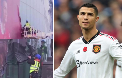 Uklonili Ronaldove fotografije s Old Trafforda: Sve bliže odlasku