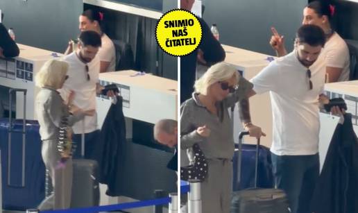 EKSKLUZIVAN VIDEO Maja &Scaron;uput leti s mla&dstrok;im mu&scaron;karcem: 'Prije leta pali su poljupci i zagrljaji'